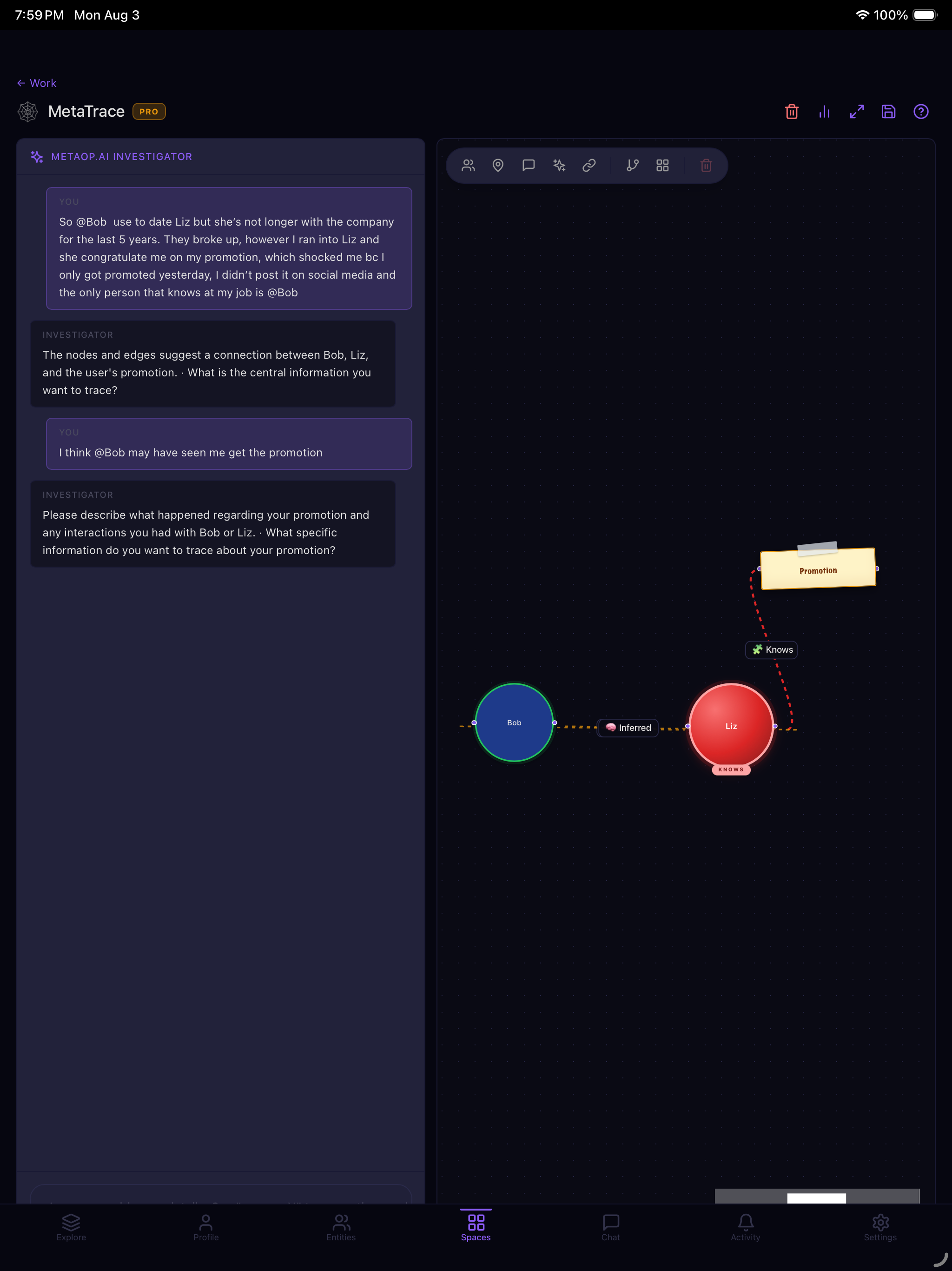 MetaTrace — trace information back through evidence